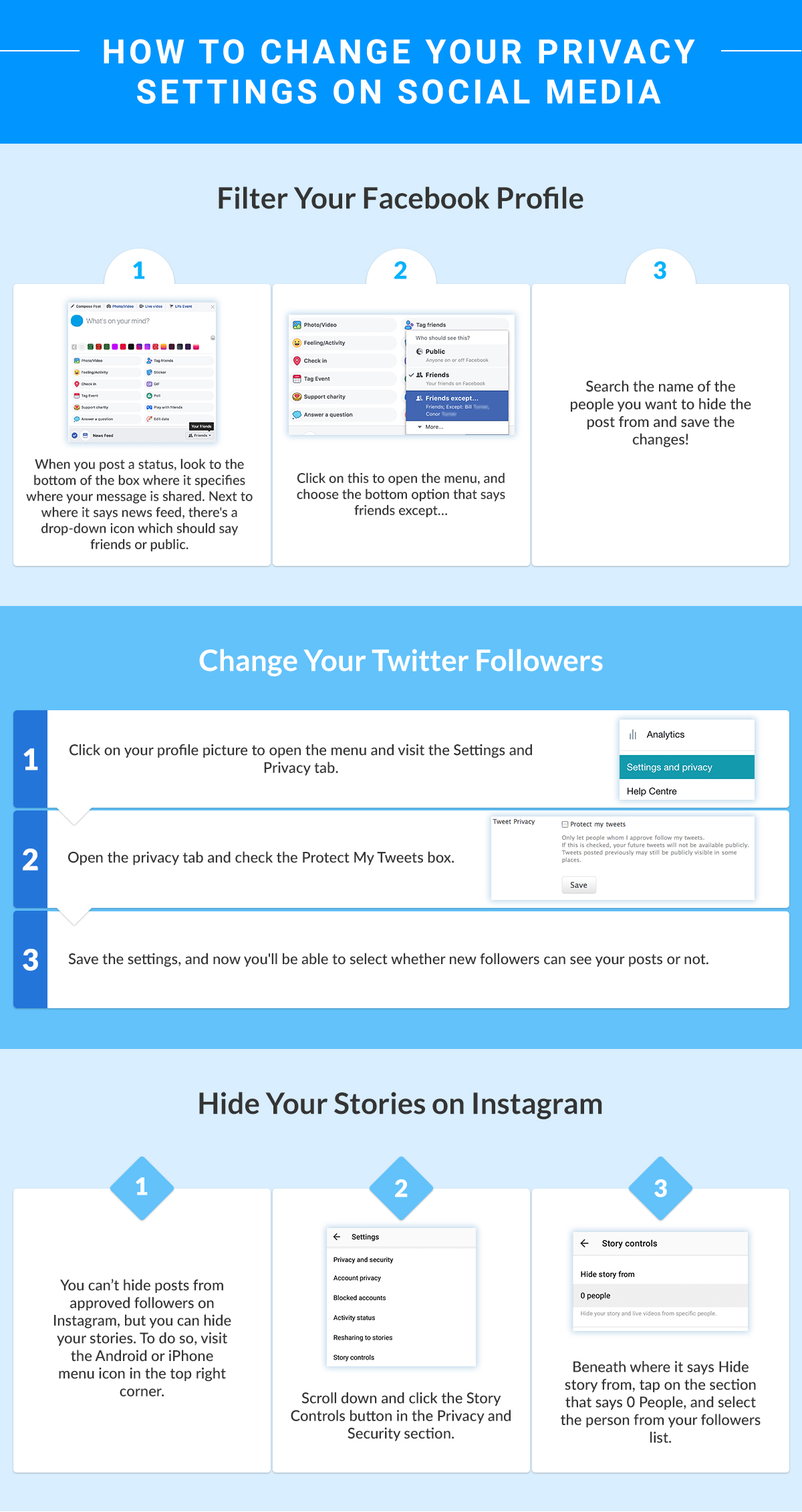 How to Change Your Privacy Settings on Social Media